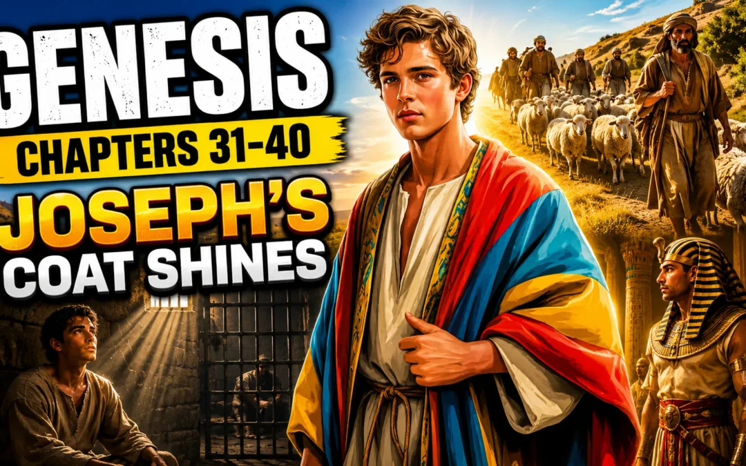 Genesis Chapters 31 – 40 | From Jacob to Joseph and His Colorful Coat