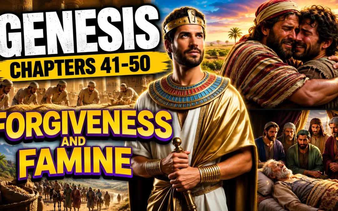 Genesis 41 – 50 | Joseph in Egypt, Family Reunion, and God’s Plan