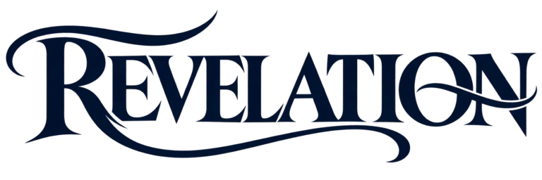 Ornate Navy Revelation Logo
