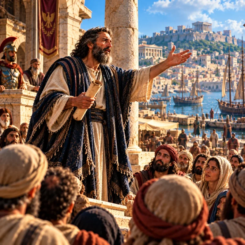 The Preacher at the Ancient Harbor
